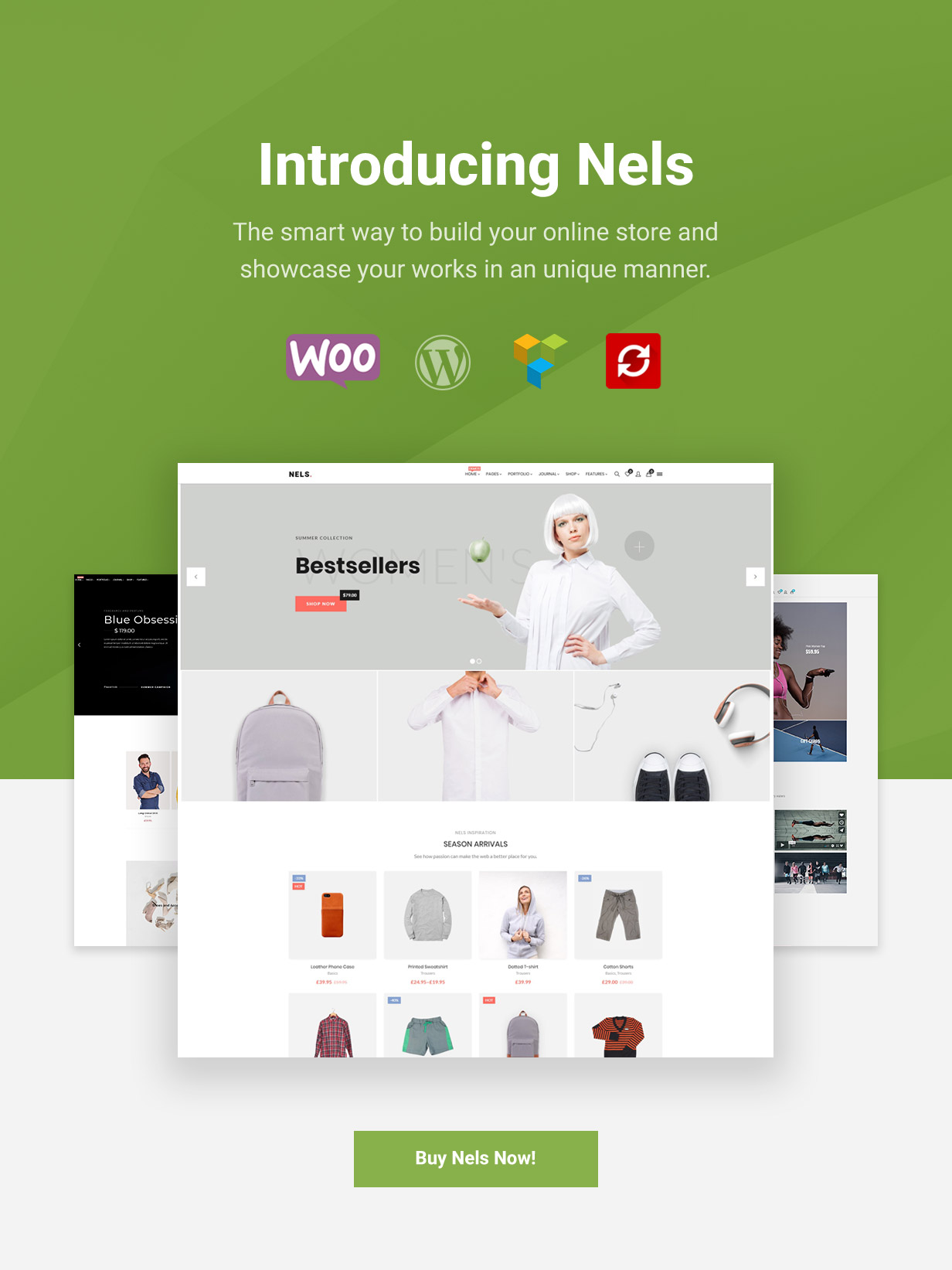 Nels - Tema WordPress eCommerce yang Indah - 1