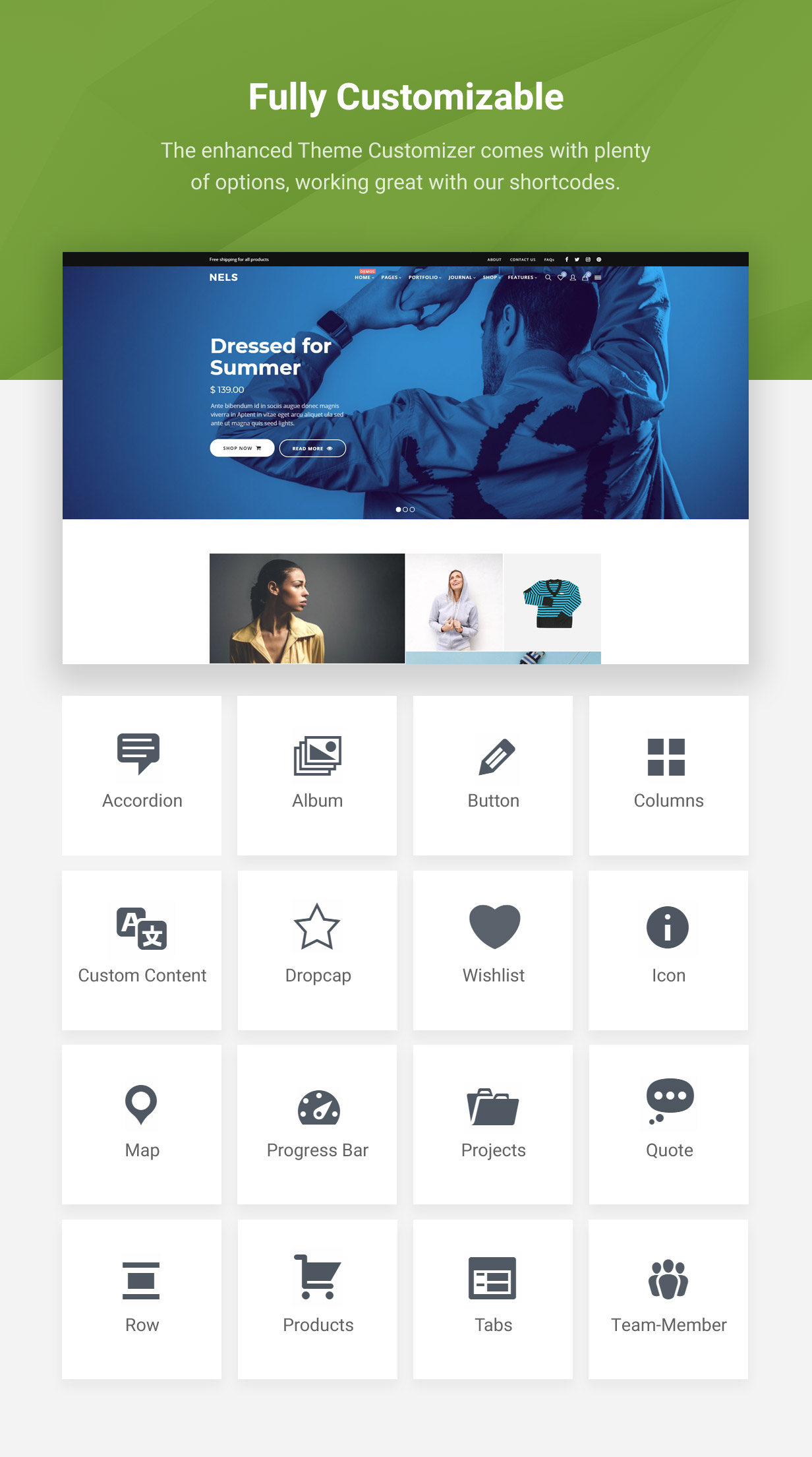Nels - Tema WordPress eCommerce yang Indah - 3